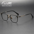 Hot Sale Designer Brand Lunette De Readimg Lens Classic Pure Eyeglasses Hollow Lunette Luxury Glasses Titanium Eyewear Frames