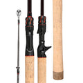 SNEDA 1.8m 2.1m 2.4m 2.7m Fishing Rod 2 Section Carbon Fiber M Light  Hard Spinning Casting Fishing Rod Pesca Lure Fishing Pole