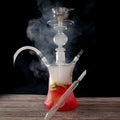 Customizable LED Shisha Hookah Set with Clear Glass Base Eco-Friendly Features DIY Fruit Smoking Accessories for Hookah Bars