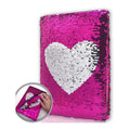 Double Sided Reversible Sequin Note Book A5 Size Loose-leaf Binding Shiny Cover Journal with Sublimation Scaly Sequins