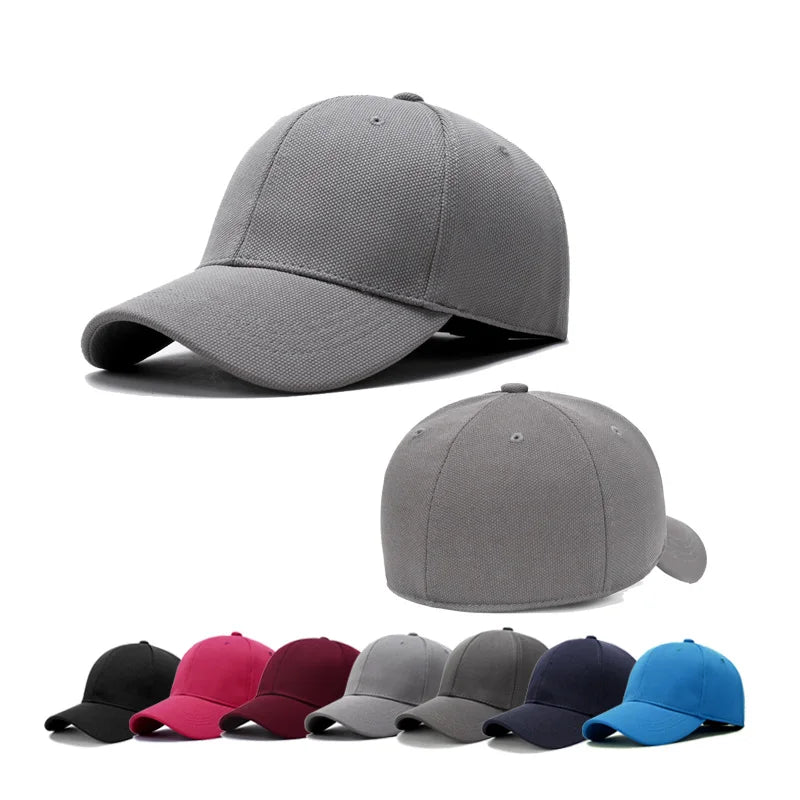 Wholesale Customized Embroidery Logo Baseball Cap 100% Polyester Common Fashion One Size Sports Hats Without Buckle