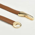 Women Vintage Skinny Leather Belt for Dress/Blouse Adjustable Waistband Fit 22-38inch Mother Days Gift