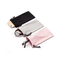 90X180mm Personalized Size Sunglasses Pouch Custom Logo Soft Microfiber Glasses Bag