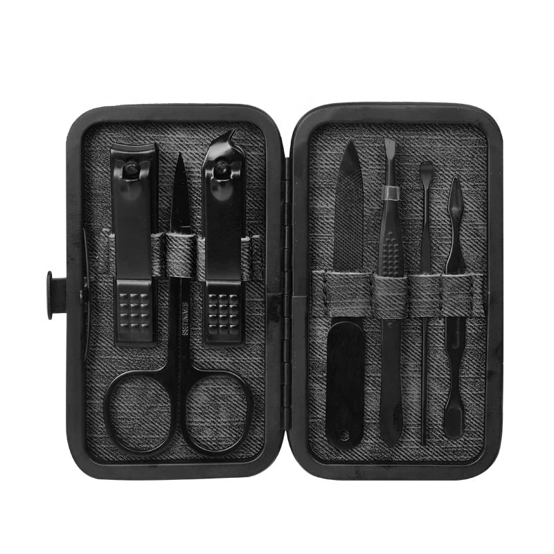 7 PCS Set Multi-Functional Care Set Nail Clipper Set High Pedicure Stainless Steel Professional Manicure and Pedicure Tools
