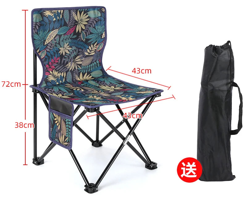 New Customized LOGO Outdoor Portable Foldable Beach Chair for Garden Camping