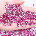 Wholesale Acrylic Rhinestones Many Colors 2mm 10000pcs Pointback Loose Glue-On Strass Beads DIY Nail Art Garment Shoes
