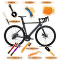 9-Piece Bicycle Maintenance Accessory Set Chain Gear Brush Tool for All Bike Types Premium Cleaning Tool for Bike Owners