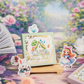 40pcs/pack Starlight Fairytale Series Fairytale Theme Mini Sticker Book European Vintage Handbook Collage