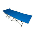 Discount Factory's Lightweight Aluminum Portable Cot Oxford Fabric Folding Camping Bed Ultralight Travel Sleeping Cot Outdoor
