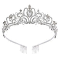 Wholesale Hair Accessories Girls Pageant Pink Rhinestone Crown Adult Princess Tiaras