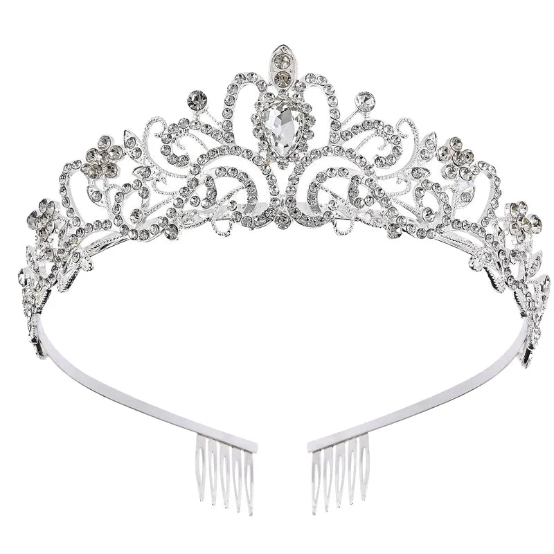 Wholesale Hair Accessories Girls Pageant Pink Rhinestone Crown Adult Princess Tiaras
