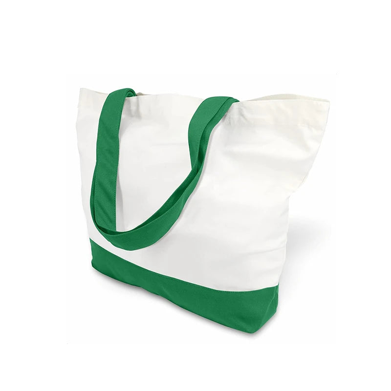 Wholesale Organic Cotton Canvas Tote Shopping Bags Eco-Friendly Custom Printed Logo Letter Pattern Medium Size Sample Available