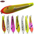 TAKEDO 27-81G Big Spoon Lure Fishi Shaped Metal Sequin Bait Deep Sea Fishing Trolling Boat Fishing Jig Lure Trout Bass