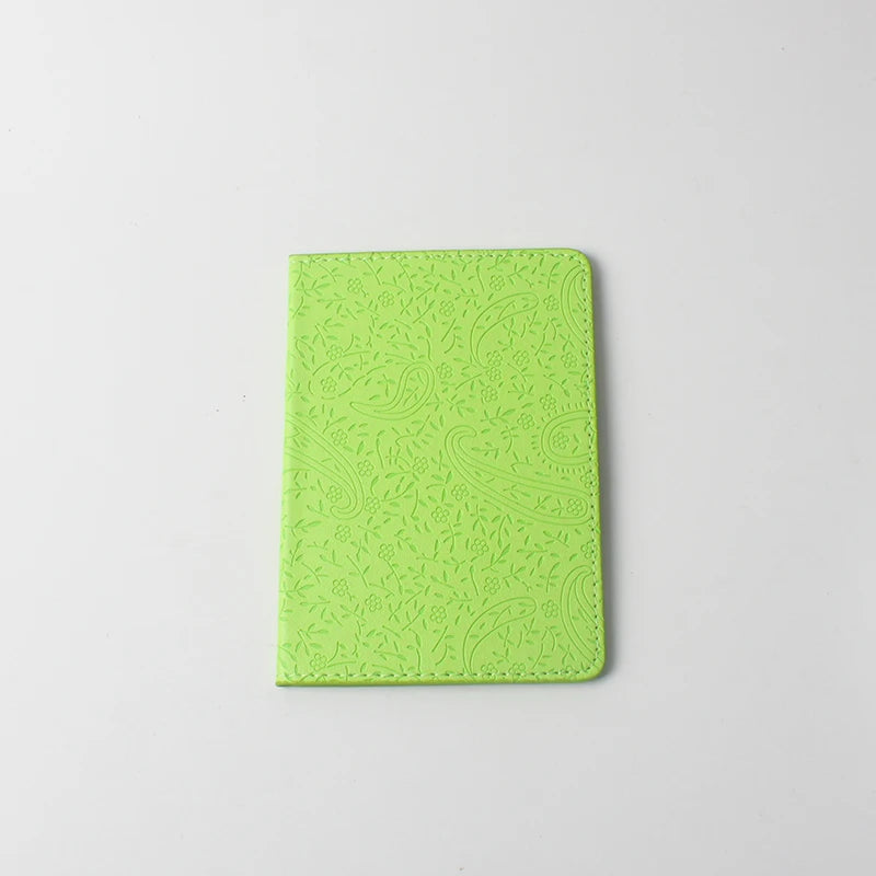 Customize Personalized Women Travel Pu Leather Passport Cover