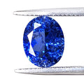 Cadermay Factory Price Oval Shape Lab Grown Sapphire 33# Hydrothermal Synthetic Blue Sapphire Stones 2*4mm~15*20mm in Stock
