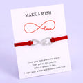Infinity Love Suede Leather Rope Cord Bracelet Wedding Engagement Bridesmaid Maid of Honor Anniversary Gift Bracelet