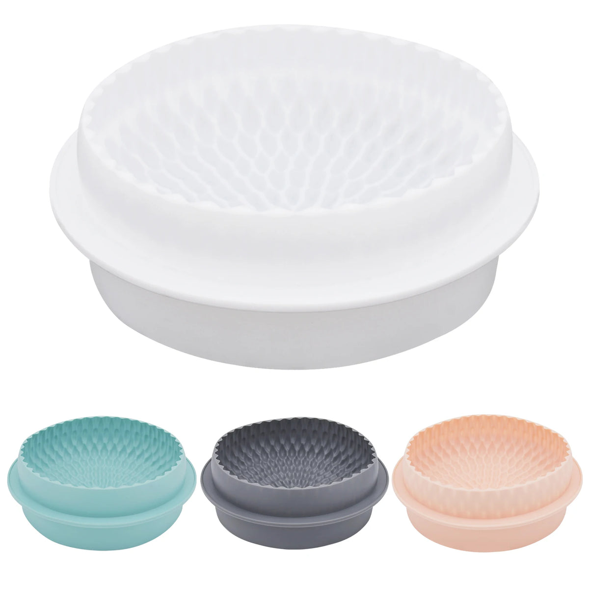 2025 Reusable Heat Resistance Food Grade Kitchen Silicone Cake Molds Set for Baking Mousse