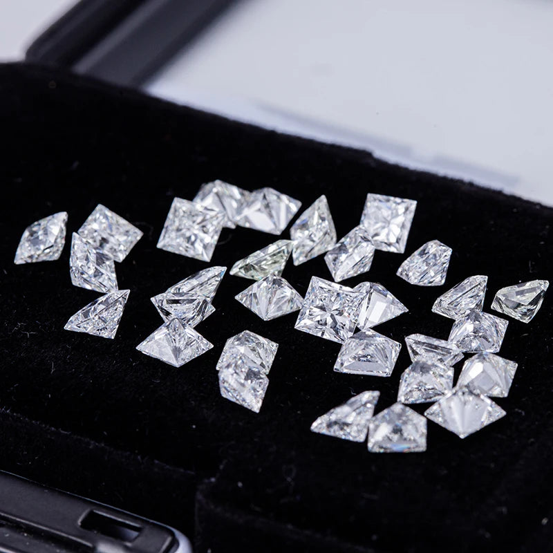Messi Gems Melee Size DEF VS Square Cut 1.5x1.5-4.25x4.25mm Lab Grown Diamond