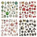 31pcs Enamel Alloy Pendant Star Love Earrings Necklace Bracelet DIY Handmade Jewelry Accessories 6 Colors