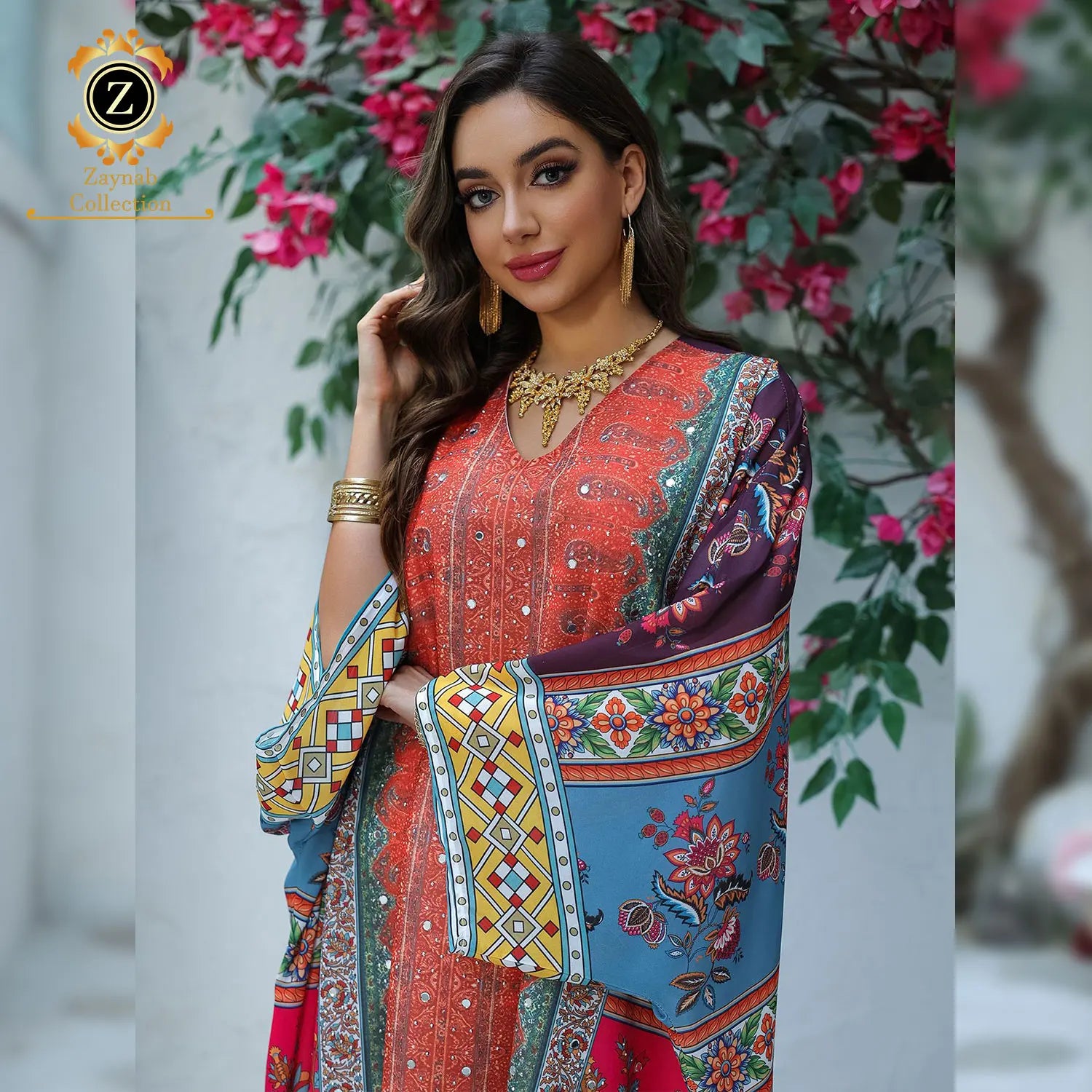 Zaynab Women Muslim Dress Dubai Kaftan Arab Oem Logo Fashion Dress Abaya Women Turkey Designs Elegant Abaya