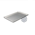 Custom Size Commercial Grade Perforated Commercial Aluminium Non Stick Half Size Cookie Sheet Pan for Bakery Baking