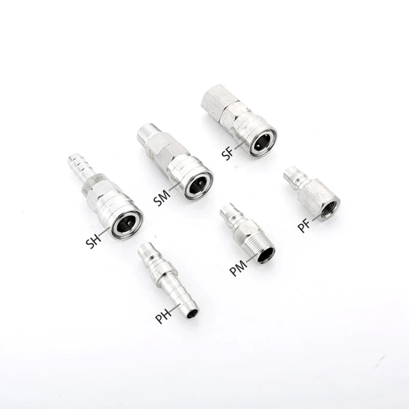 Allmarine Air Hose Steel Quick Connect Coupling Low Pressure Zinc Plated 9mm/11mm/15mm Male/Female Model 30SH 30PH MegaBDM
