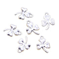 Charms Lucky Irish Three Leaf Clover 17x12mm Handmade Making FitVintage Tibetan Silver Color PendantsDIY for Bracelet Necklace