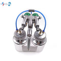 Hot Sale High Pressure Airbrush Compressor Kit Nano External Mixing Spray Gun for Chrome Plating Chemical Pneumatic Sprayer