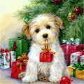 Christmas Dog Diamond Painting Cat Wall Painting Embroidery Round & Square Diamond Painting Kit Diamond Embroidery Kit