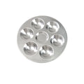 13cm Diameter Round Watercolor Aluminum Palette with 6 Wells MegaBDM