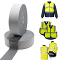 EN20471 TC Silver Reflective Fabric for Warning Safety Clothing and Garments Reflective Tape Material