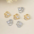 PDANY Ethereal Exuberant Vibrant Pendant Charm Classic Sophisticated Customizable Heart Shape Pendant Charm for Jewelry Making