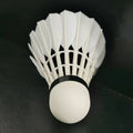 Shuttlecock Factory Sport Badminton Lingmei 80 Pure White Goose Feather Badminton Shuttlecock As Aeroplane Black Label