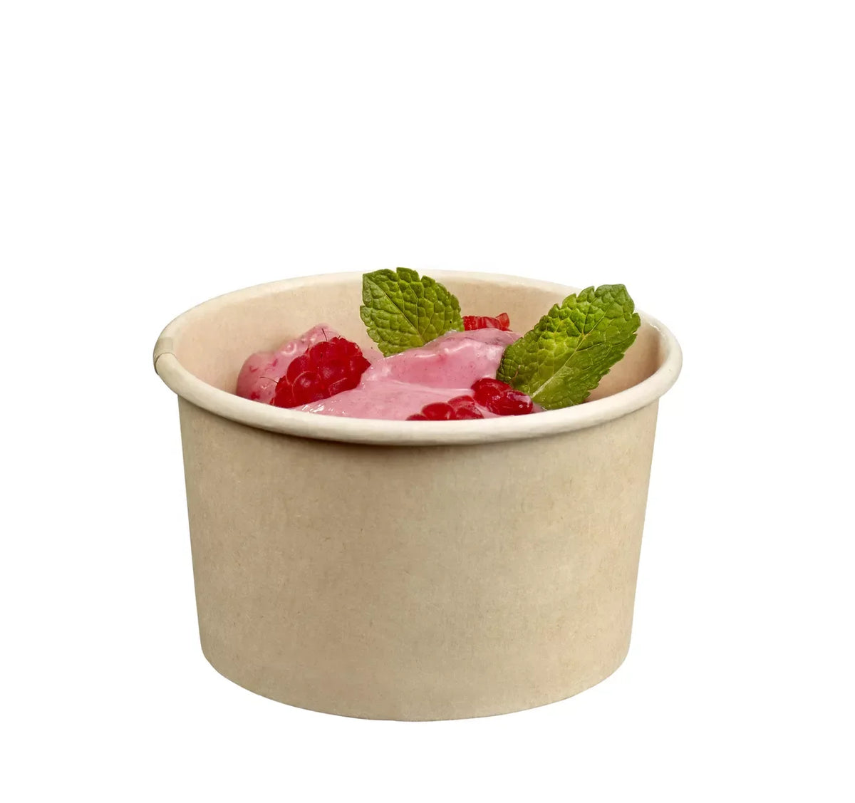 Food Grade Bamboo Pulp Paper Ice Cream Paper Bowl Refrigerated Ice Cream Ice Cream Cup Degradable Compostable