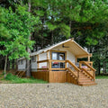 Large Wooden Frame Luxury Hotel Glamping Tent