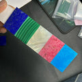 Original Stone 31x49x2mm Rectangle Sheet Natural Rhodonite Turquoise Mother of Pearl Double Flat Sheets