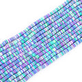 1*8mm Round Flat Slice Strands Bead Mixture Colors Polymer Clay Fimo Beads for Jewelry Making