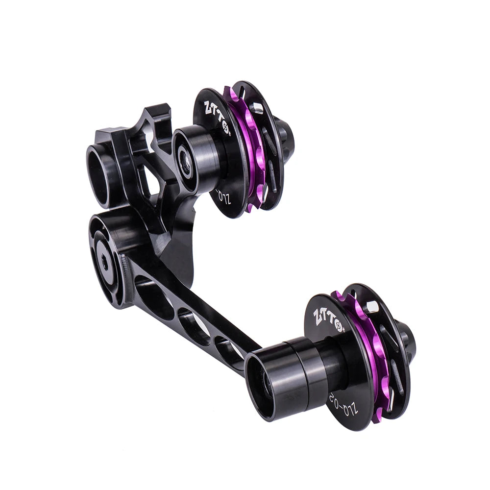 ZTTO Folding Bike Aluminum Alloy 2 3 6 Speed Rear Derailleur Adjustable Chain Tensioner Stabilizer Presser Jockey Wheel Pulley
