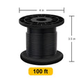 PVC  Coated Steel Wire Rope 7X7 7X19 1X7 1X19 Plastic Coated Wire Rope