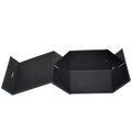 Wholesale Matte Black Foldable Apparel Magnetic Gift Box with Ribbon Folding Clothing Packaging Boxes with Magnetic Closure