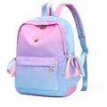 Unisex School Backpacks Children Primary School Use Fashion Design Polyester Tie-Dye Zipper Closure Durable 20L Softback