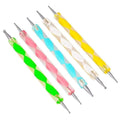 Hot Sale 2 Way Use Dotting Pen Kit Nail Art Beauty Tip Dot Painting Marbleizing Manicure Tool