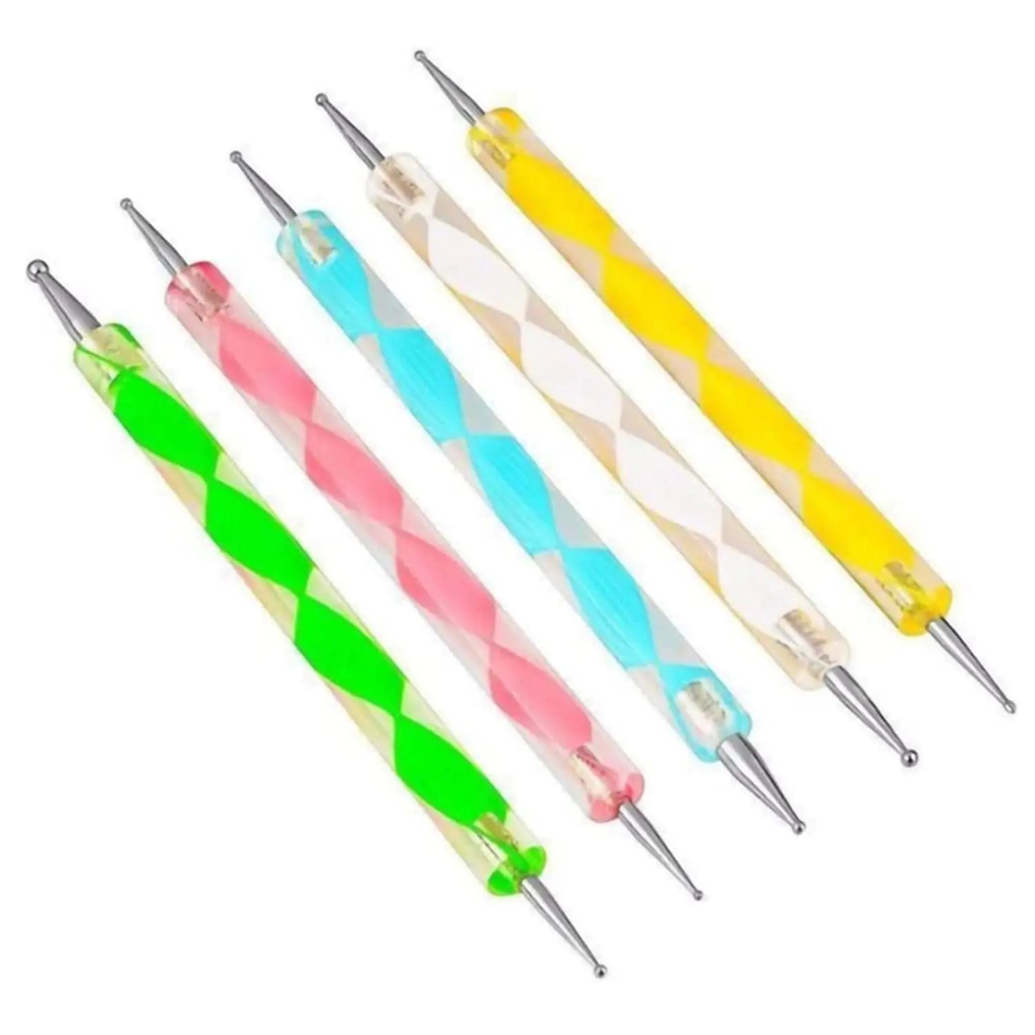 Hot Sale 2 Way Use Dotting Pen Kit Nail Art Beauty Tip Dot Painting Marbleizing Manicure Tool