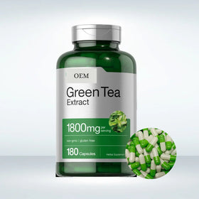 High Quality 500Mg Green Tea Extract EGCG Capsules Private Label Antioxidant Supplements for Adults Not for Pregnant Women