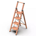 Portable Modern Widened Pedal 4-Step Foldable Thickened Aluminum Alloy Herringbone Ladder 150kg Load Capacity Folding Ladders