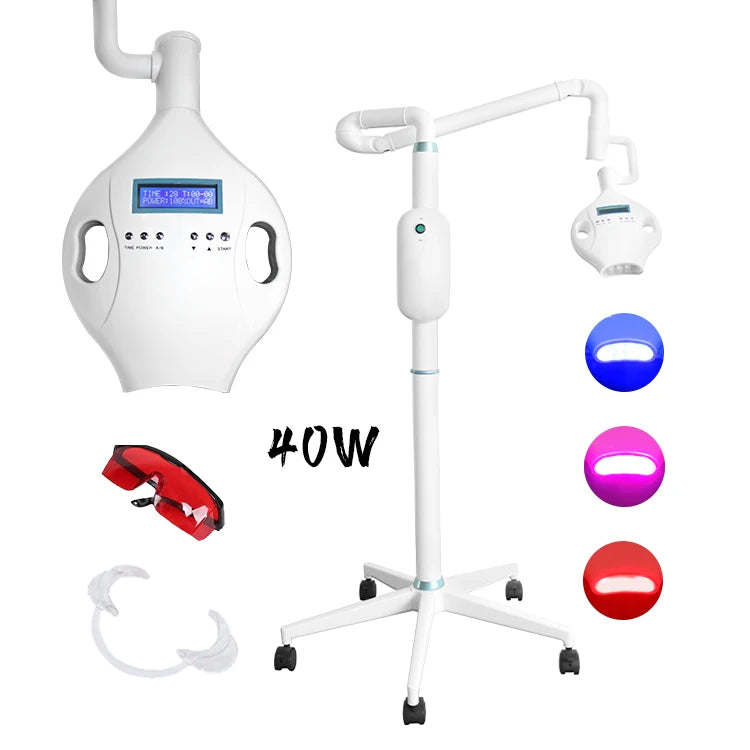 Wholesale Rotation Arm Portable Laser LED Lamp Mobile Zoom Teeth Whitening Machine