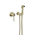 Brushed Gold Brass Toilet Sprayer Kit Hand Held Bidet Sprayer