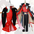 Tingyun Cosplay Costume Honkai Star Rail Aventurine COS Outfits Red Dress Uniform Full Set Party Role New Year Carnival Play