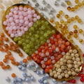 10mm Factory Direct Sell Double Color Acrylic Round Beads Diy Jewelry Accessories Summer Autumn Sand Colors