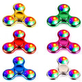 Stress Relief LED Light up Fidget Spinner Toy Colorful Lighting Effects Hand Spinner Toy
